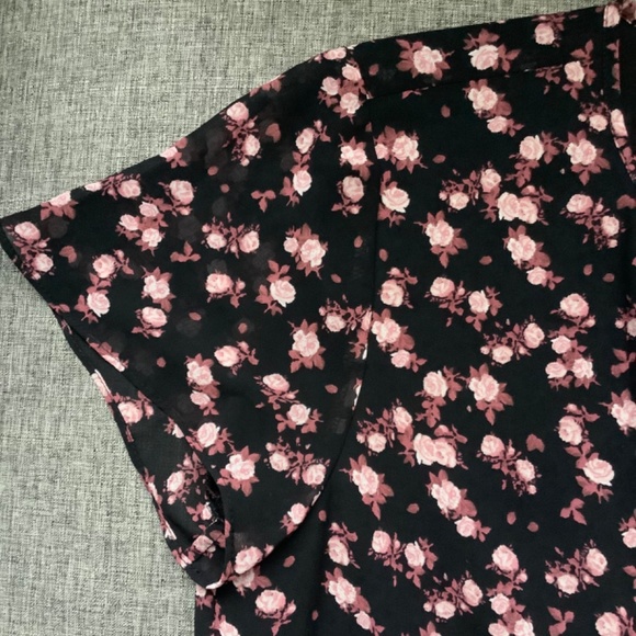 New Michael Kors Black / DstyRose Romper Size 6 - Picture 3 of 16